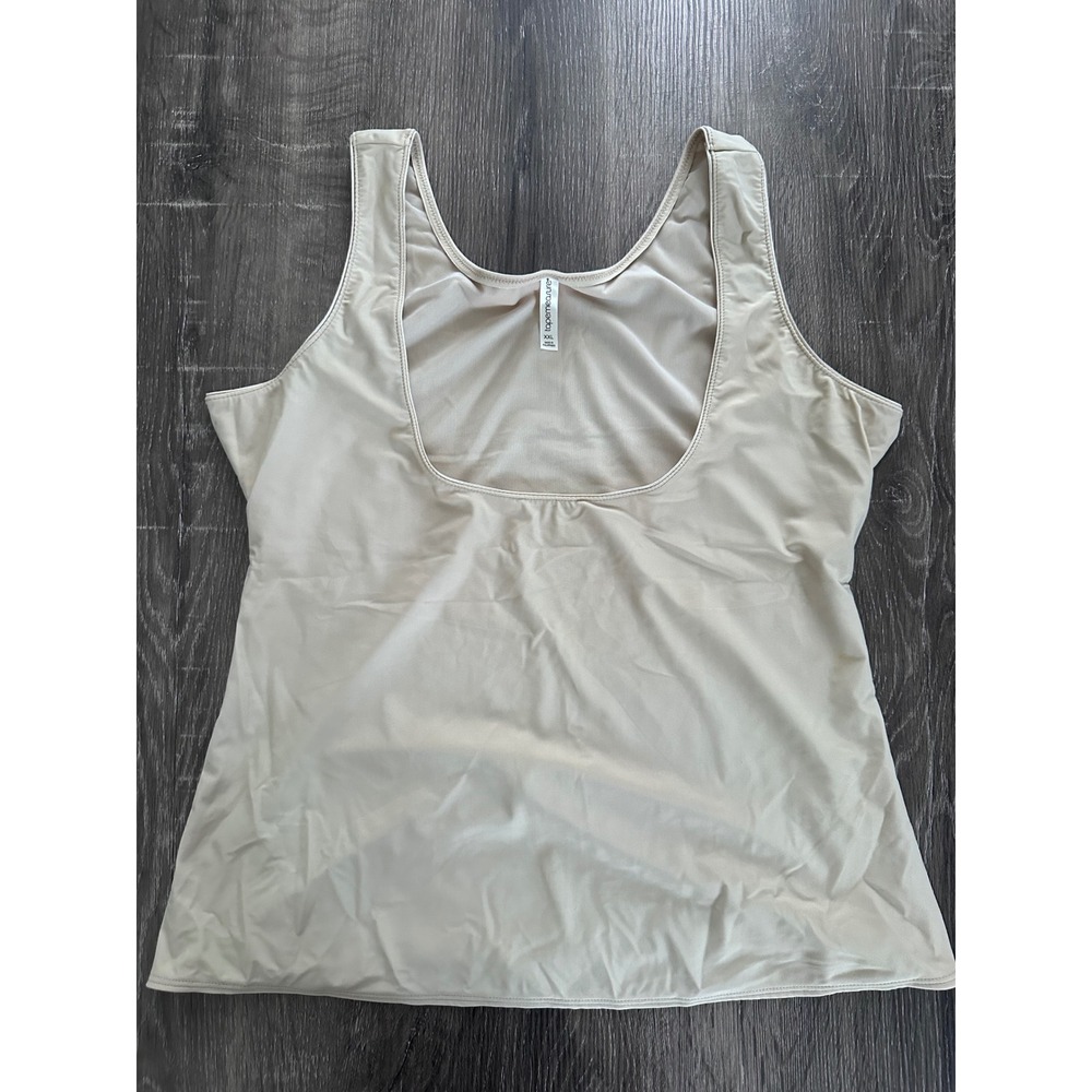 Tapemeasure Womens Nude Beige Shapewear Tank Top Compression Camisole XXL